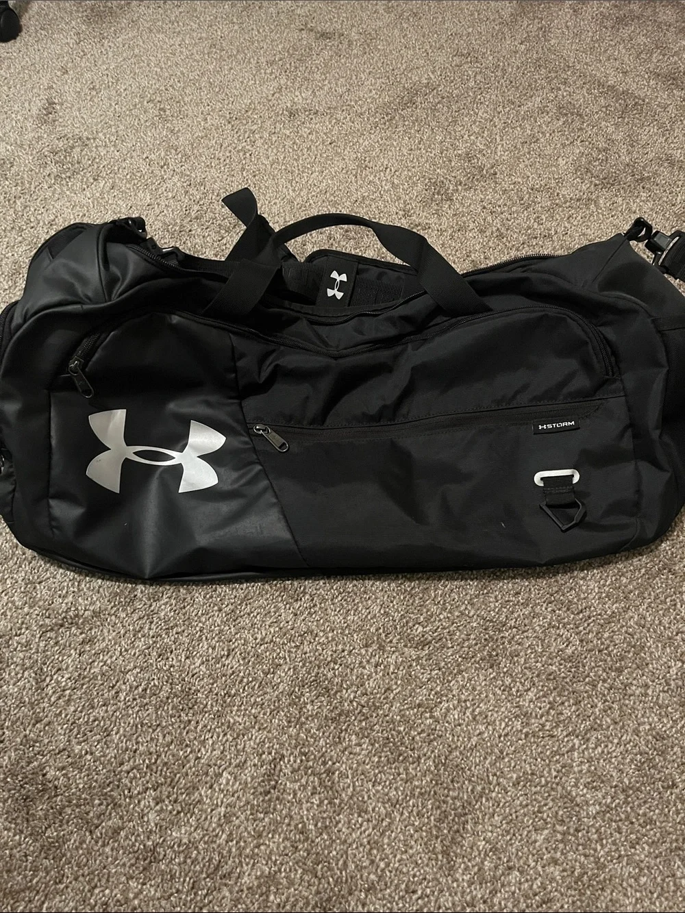 Under Armour Black HSTORM Duffel Bag